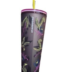 Starbucks NWT Purple & Yellow Cold Cup Tumbler